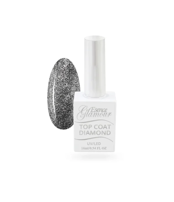 Top coat Diamond | Top Gloss Diamond No Wipe | Esence Glamour