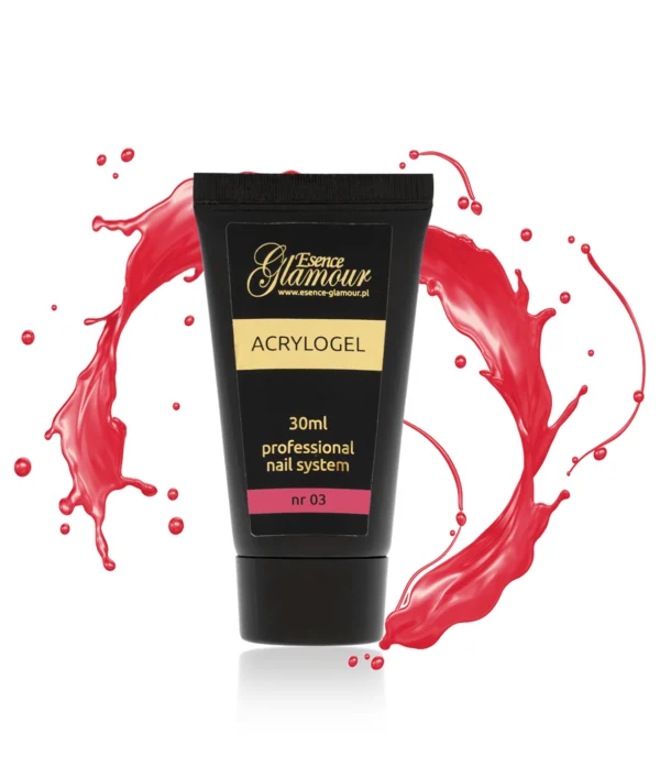 Akrylożel 03 - różowy żel do górnych form | Esence Glamour